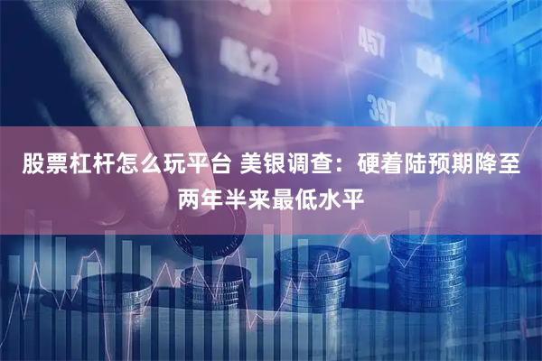 股票杠杆怎么玩平台 美银调查：硬着陆预期降至两年半来最低水平